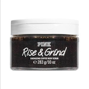 PINK VS Rise & Grind Energizing coffee scrub NIB